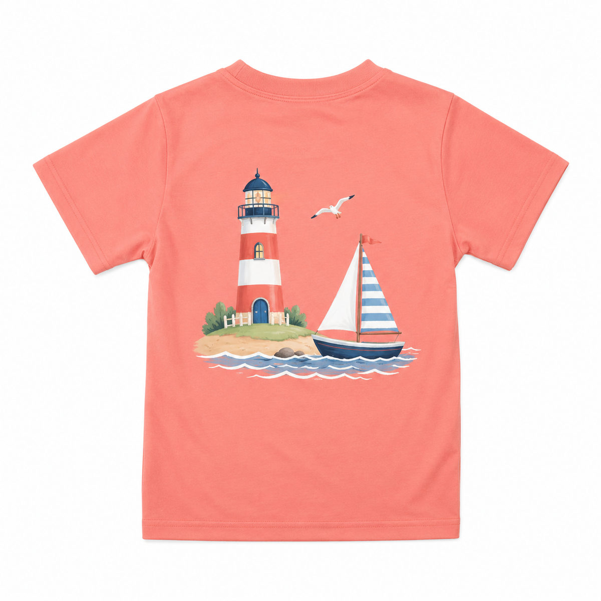 Lighthouse Sail Graphic Tee