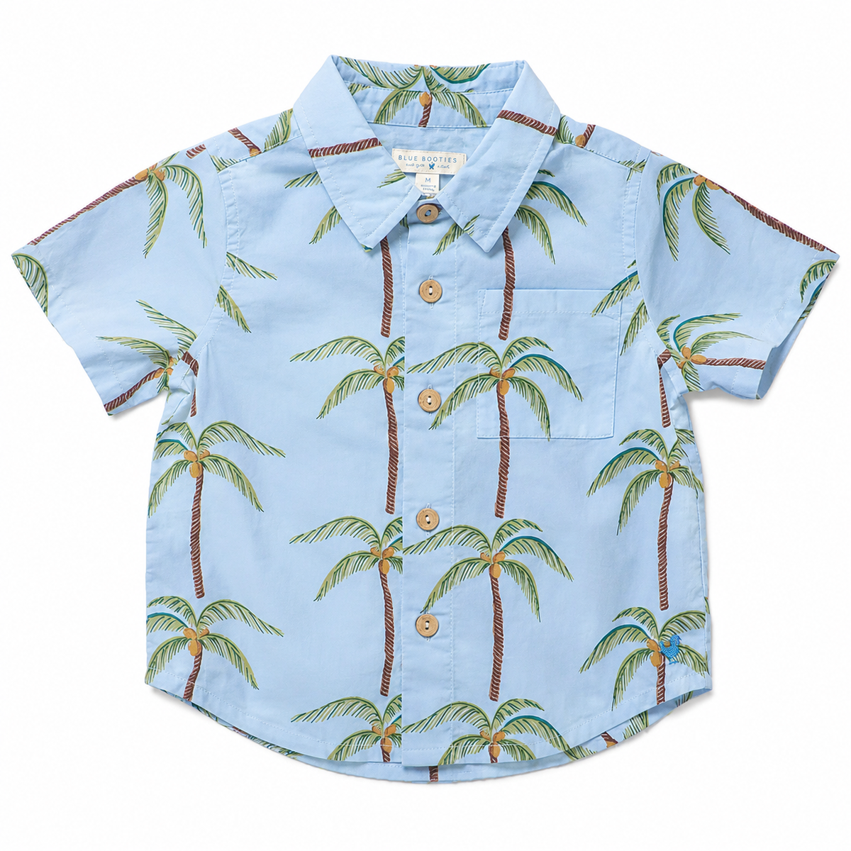 Tropical Breeze Boys Button-Up Shirt