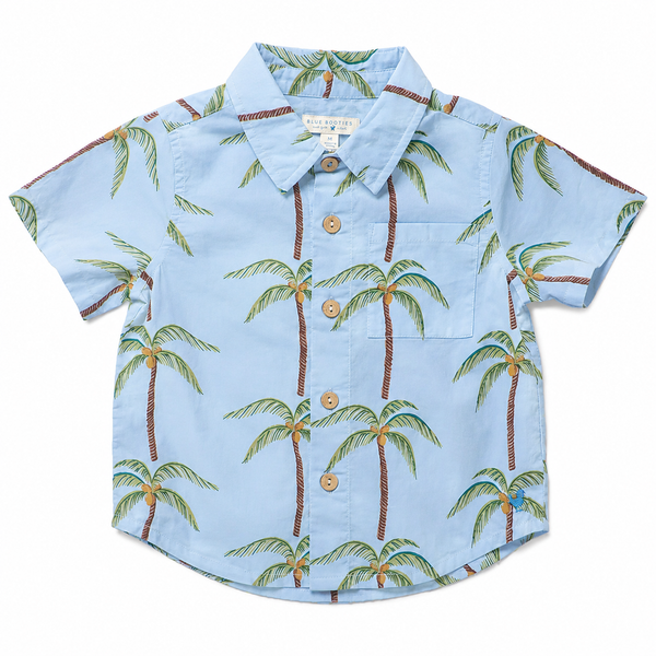 Tropical Breeze Boys Button-Up Shirt