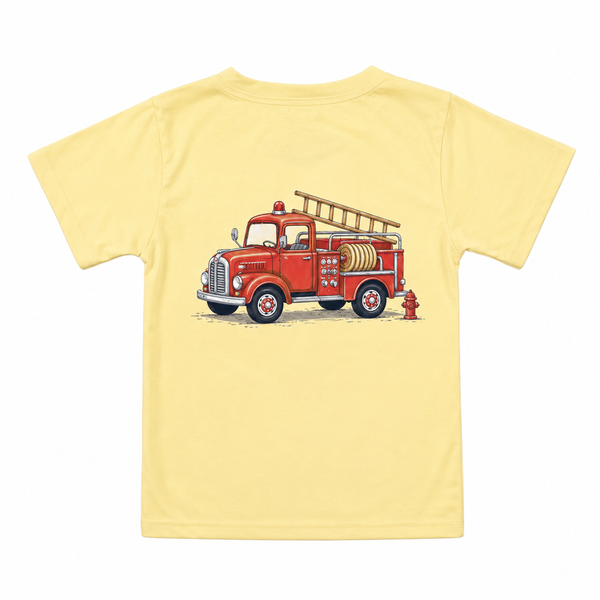 Vintage Fire Truck Graphic Tee